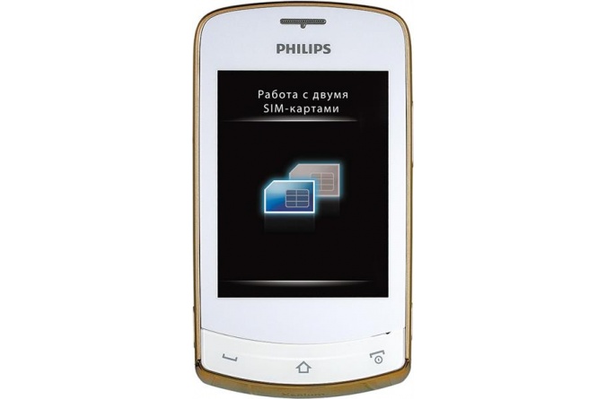 Philips Xenium X518 White фото 1