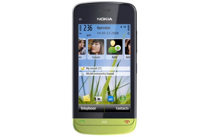 Nokia C5-03 Lime Green фото 1